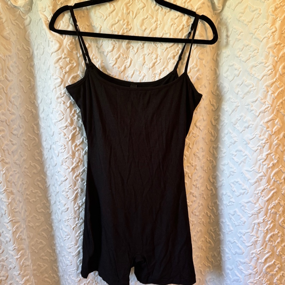 LAST CALL • Soft Lounge Romper (black) • SKIMS